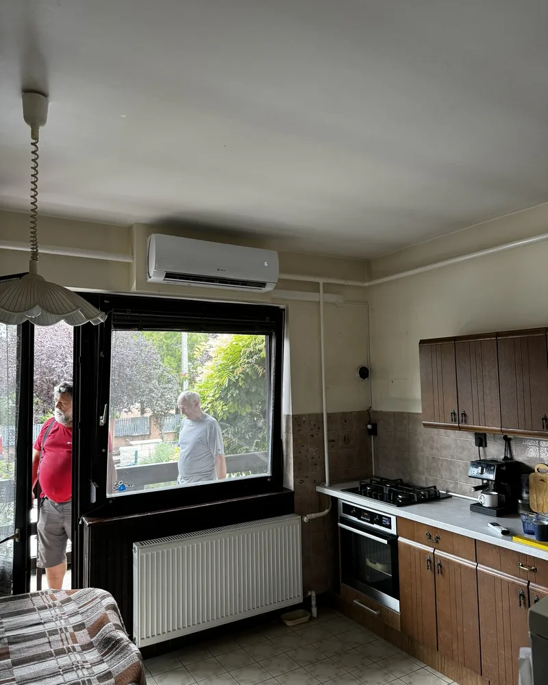 Beltéri klíma konyhába telepítés